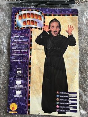 Rubie’s Child Halloween Costume Black Horror Robe Sz S